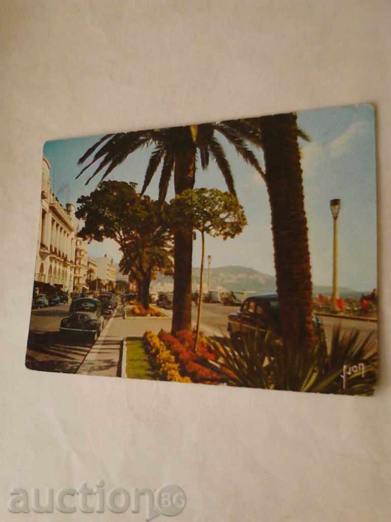 Пощенска картичка Ница La Cote d'Azur