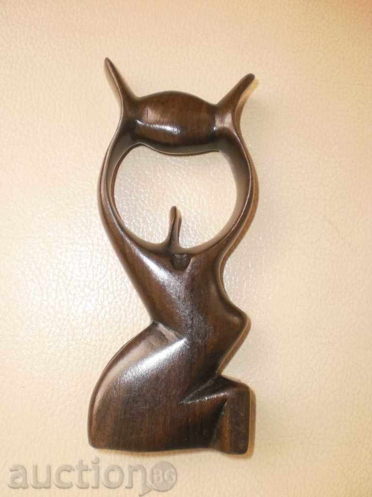 Mom African-wood sculpture from ebony-smaller version-2