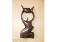 sculptura Mama Africa-lemn de abanos- versiune mai mică de 2