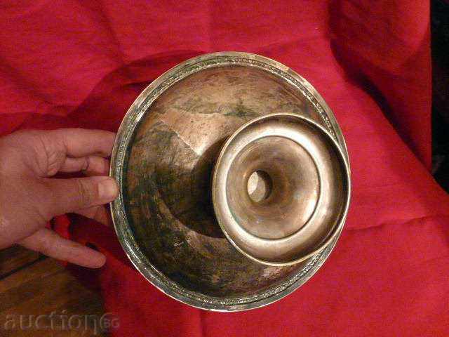 Delivery of old silver-plated fruit bowl, Art Deco tray Delivery of old silver-plated fruit bowl, Art Deco tray