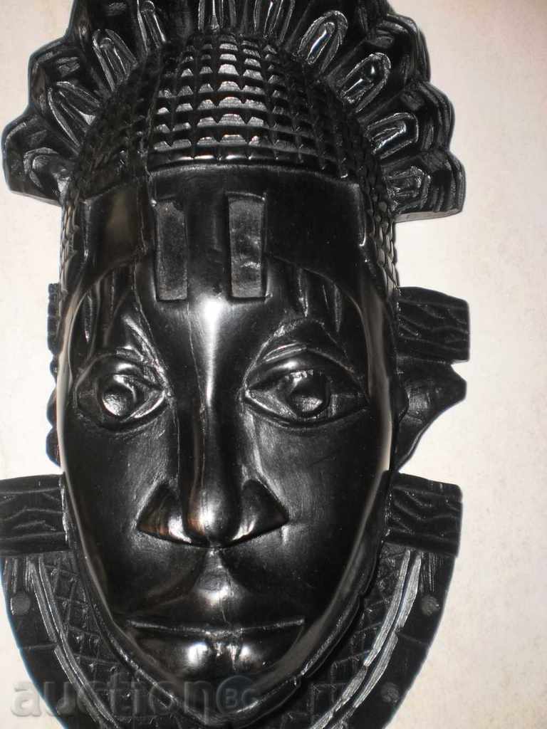 Auction African Ebony Mask - Benin Auction African Ebony Mask - Benin