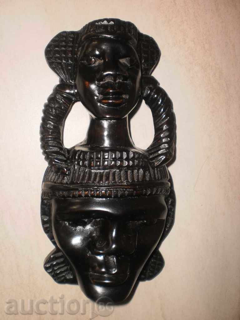 Auction African mask of ebony - male Auction African mask of ebony - male