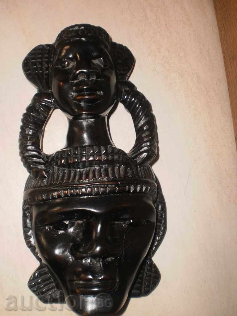 African mask of ebony - male - 7 African mask of ebony - male - 7