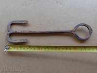 Old Forged Key Wrought Iron Hook, Chengle, Anchor