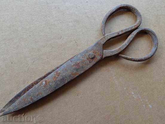 Old hand forged scissors, wrought iron with price 28.00 BGN | € 14.32 Old hand forged scissors, wrought iron with price 28.00 BGN | € 14.32