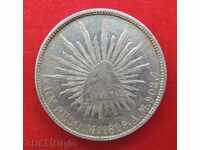 1 песо Мексико 1899 г. сребро
