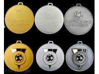 SET OF PRIZE MEDALS-FOOTBALL-REPUBLICAN CHAMPIONSHIP