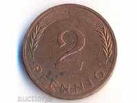 Germany 2 pfennig 1983j