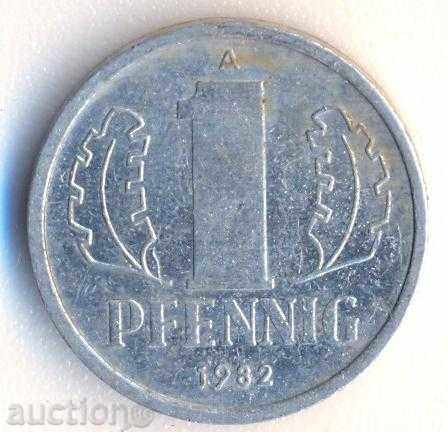 DDR 1 pfennig 1982