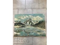 Картина- Ранна пролет в Пирин47/64 см