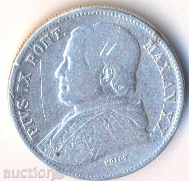 Βατικανό bayochi 20 1865, ασημένιο νόμισμα με τιμή € 17.90 | 35.01 BGN Βατικανό bayochi 20 1865, ασημένιο νόμισμα με τιμή € 17.90 | 35.01 BGN