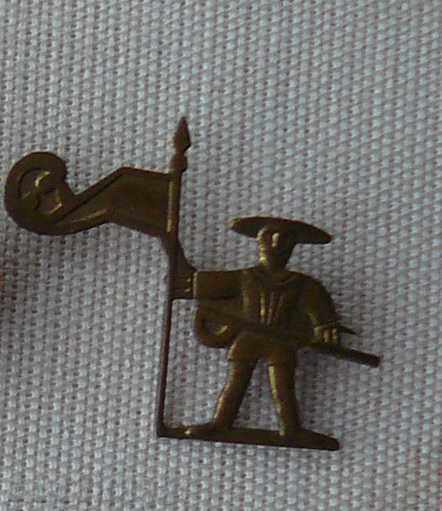 Σήμα - Πολεμιστής με τη σημαία του Old Thomas σύμβολο της πόλης του Ταλίν