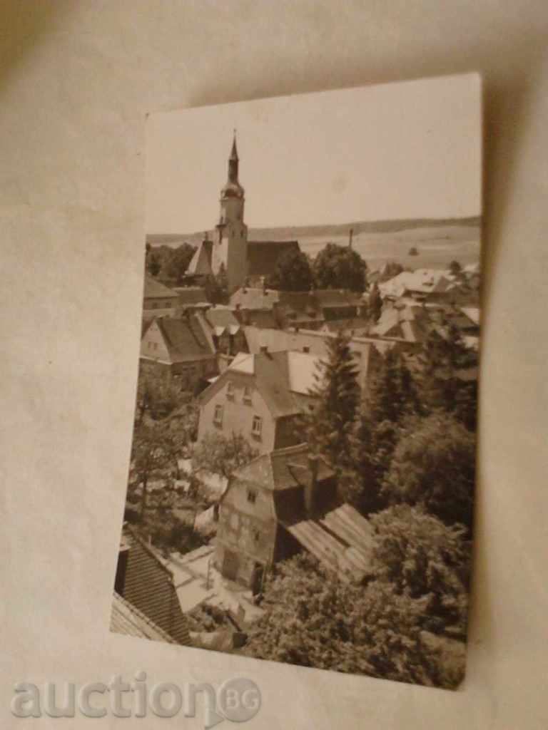 Пощенска картичка ГДР 3 1957