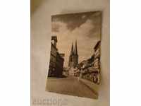 Postcard GDR Quedlinburg Polkenstrase mit Nikolaiki