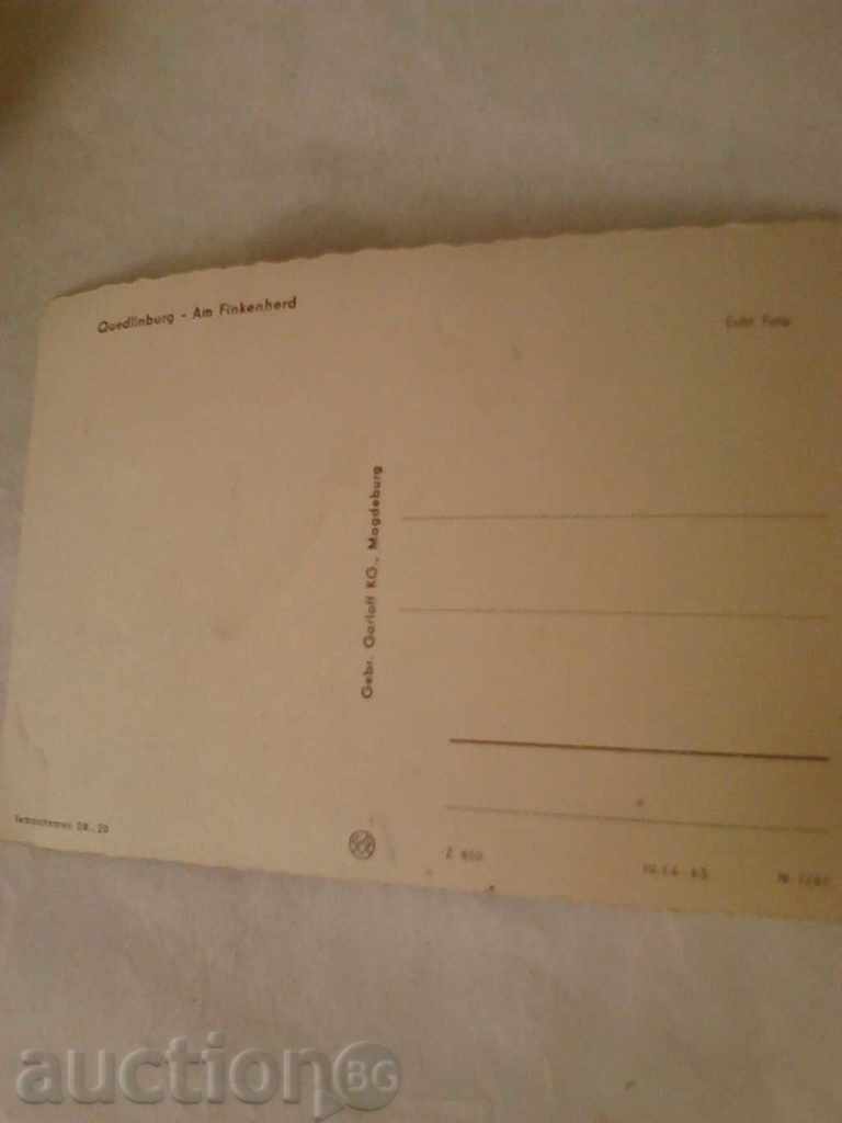 Postcard GDR Quedlinburg Am Finkenherd with price 0.45 BGN | € 0.23 Postcard GDR Quedlinburg Am Finkenherd with price 0.45 BGN | € 0.23