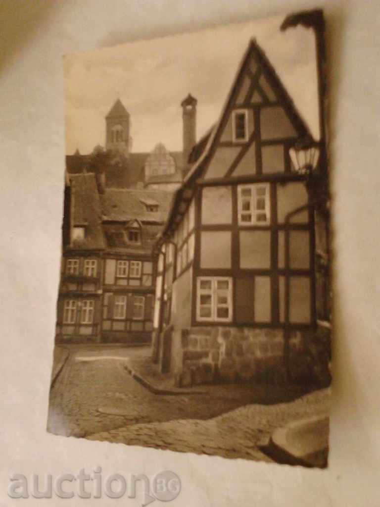 Postcard GDR Quedlinburg Am Finkenherd