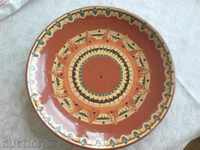 ceramic wall plate - diam. 27 cm
