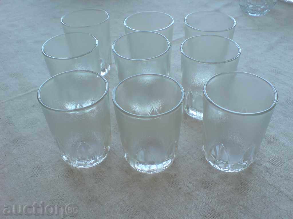 9 pcs of thick cups - 200 ml