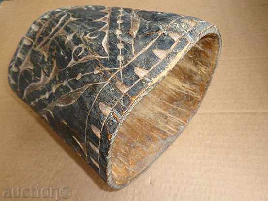 Old Bulgarian scoop made of wood, wooden, cubicle - 6 Old Bulgarian scoop made of wood, wooden, cubicle - 6