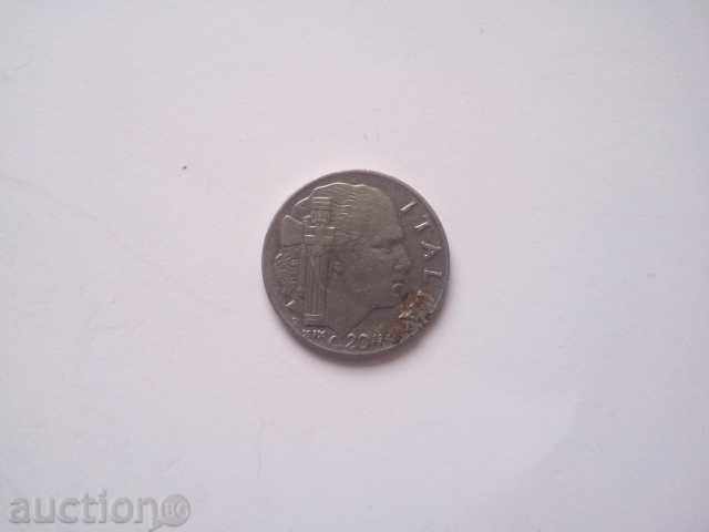 20 cents 1941 Italy Italy 20 Centesimi with price 7.00 BGN | € 3.58