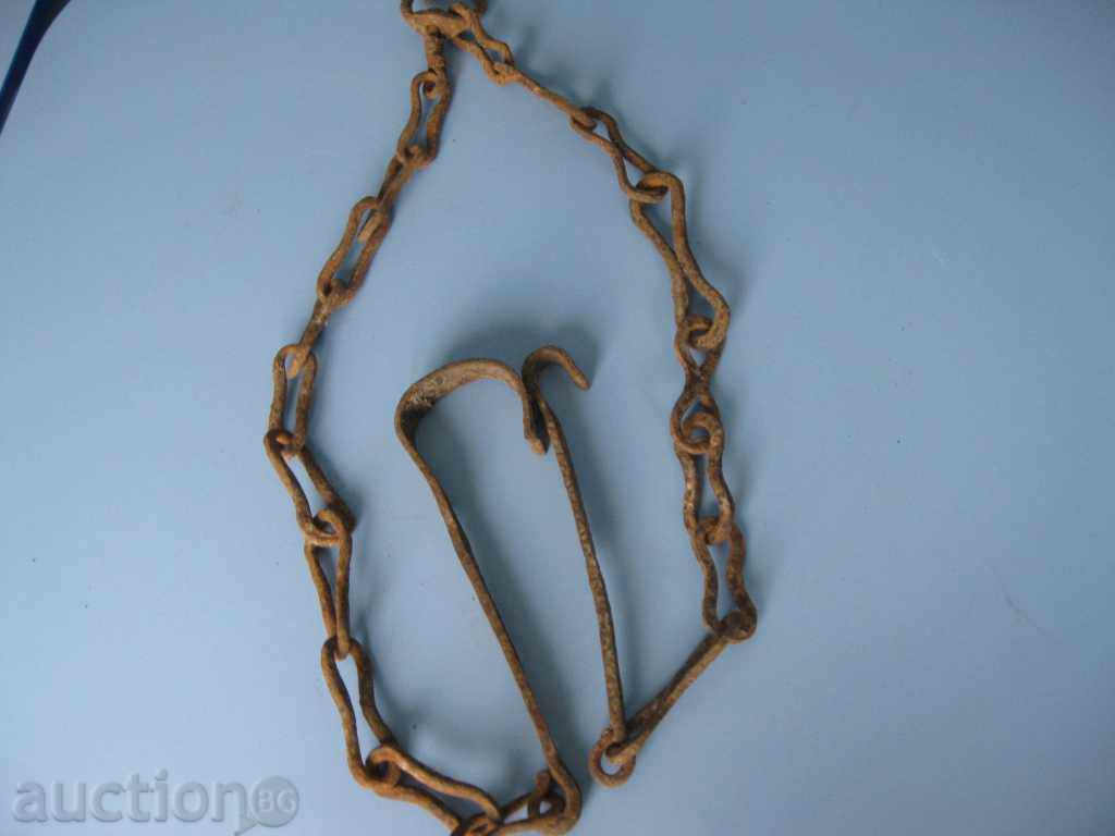 Hand forged hearth chain with price 25.00 BGN | € 12.78 Hand forged hearth chain with price 25.00 BGN | € 12.78