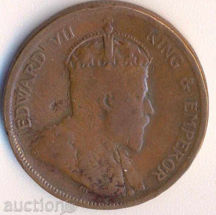 Straits Settlements 1 cent 1903 year with price € 9.20 | 17.99 BGN