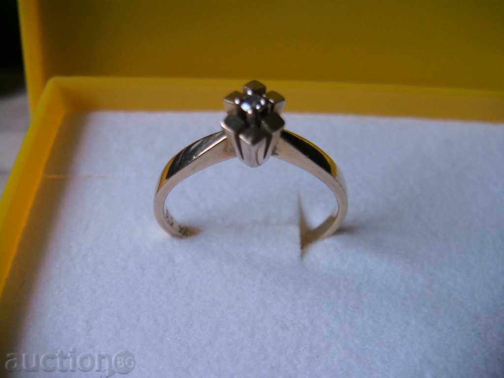 Delivery of EXCLUSIVELY ELEGANT WOMEN'S GOLD RING WITH DIAMOND, 14K Delivery of EXCLUSIVELY ELEGANT WOMEN'S GOLD RING WITH DIAMOND, 14K