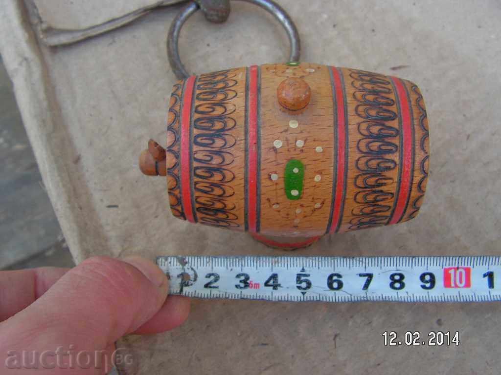 Delivery of 2169. SMALL WOOD DECORATIVE DRAWING PIROGRAPHY BOURO