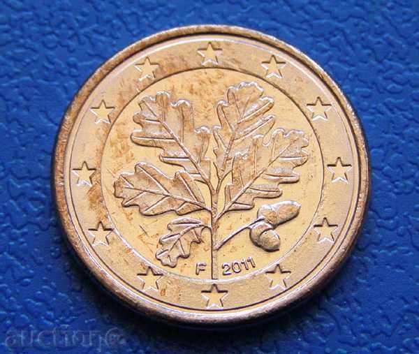 Germany 1 euro cent Euro cent 2011 F