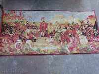 Ancient wall carpet, woven pan, honeysuckle, painting