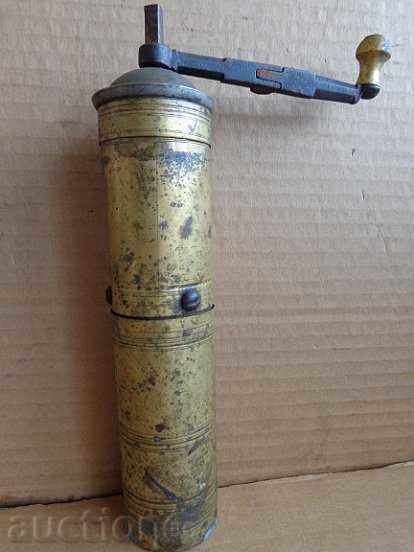Ancient handmade coffee grinder, mill