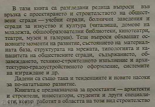 Public buildings. From the experience of design organizations. with price 25.00 BGN | € 12.78