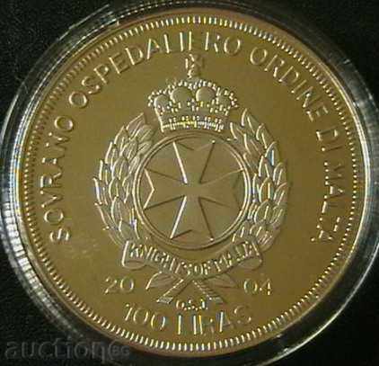100 pounds 2004, Malta with price 40.00 BGN | € 20.45