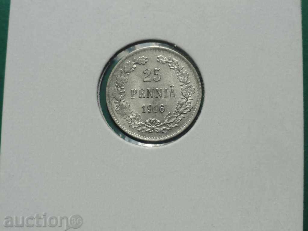 Ρωσία (Φινλανδία) 1916. - 25 Penny με τιμή 15.00 BGN | € 7.67 Ρωσία (Φινλανδία) 1916. - 25 Penny με τιμή 15.00 BGN | € 7.67