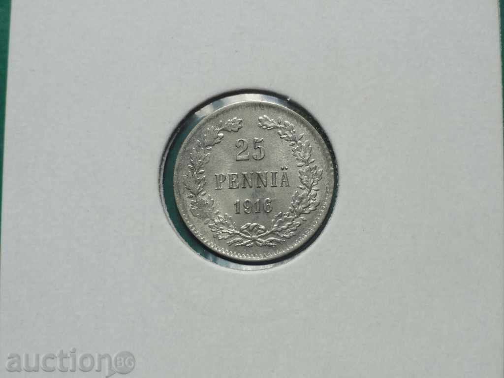 Livrarea Rusia (Finlanda) 1916. - 25 Penny Livrarea Rusia (Finlanda) 1916. - 25 Penny