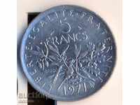 Франция 5 франка 1971 година