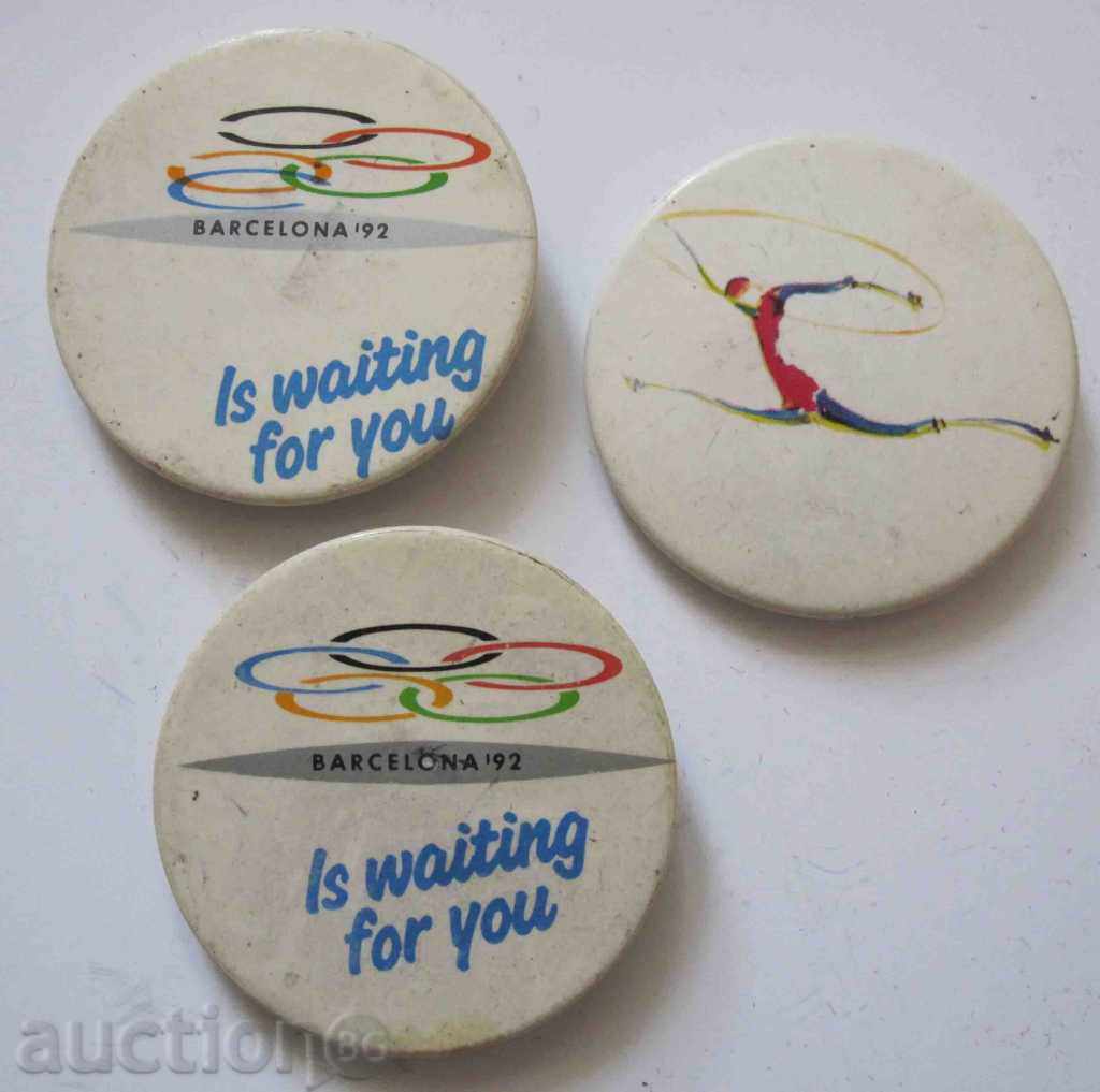 badges sport olympic Barcelona 92