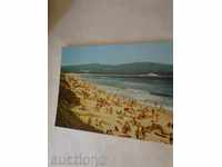 Καρτ ποστάλ Primorsko βόρεια παραλία 1988