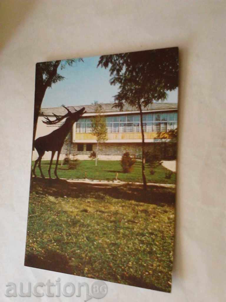 Postcard Velingrad Restaurant Bor 1983
