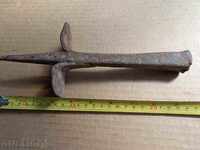 An old anvil for hair sticking, wrought iron