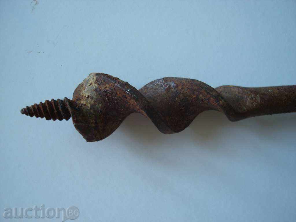 Antique tool 1 hand forged drill bit with price 15.00 BGN | € 7.67 Antique tool 1 hand forged drill bit with price 15.00 BGN | € 7.67