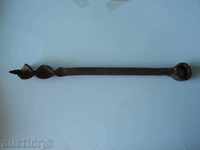 Antique tool 1 hand forged drill bit