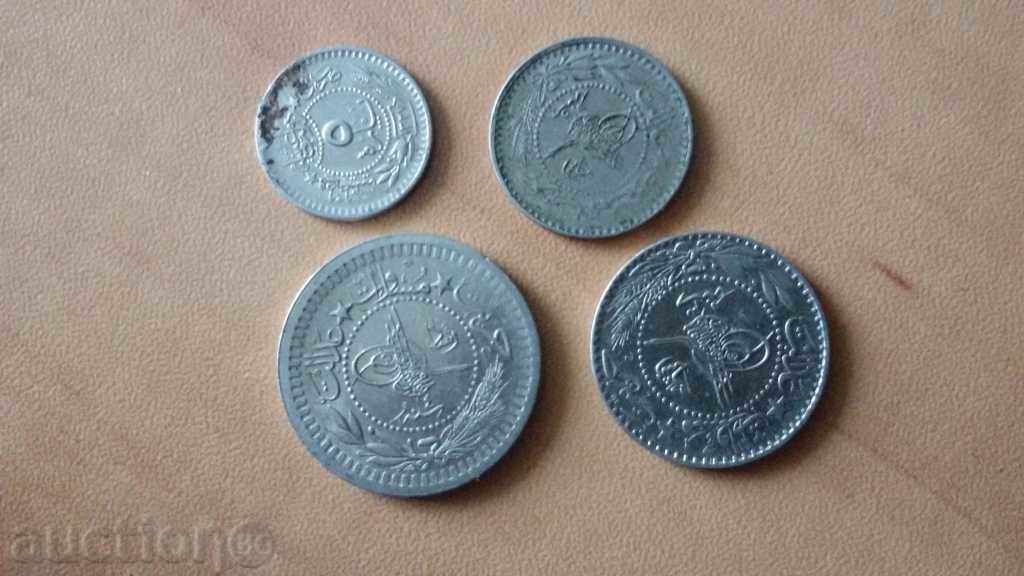 Auction 5 10 20 and 40 para. 1909 1910 Auction 5 10 20 and 40 para. 1909 1910