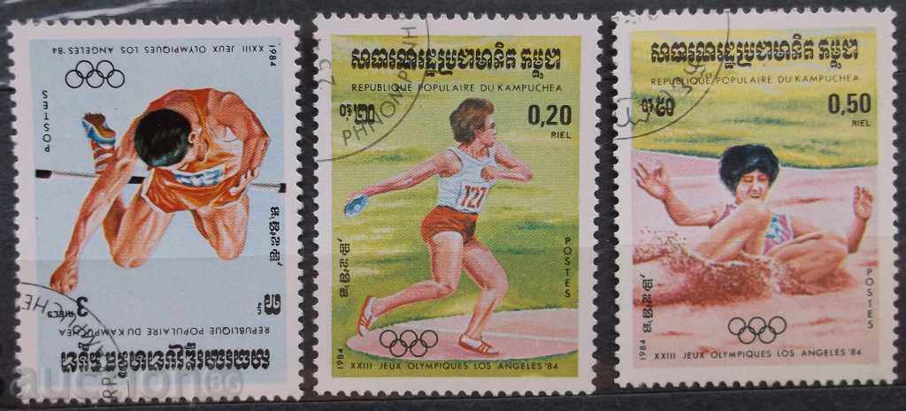 Campuschia - Olympics Los Angeles - 1984 with price 0.01 BGN | € 0.01 Campuschia - Olympics Los Angeles - 1984 with price 0.01 BGN | € 0.01