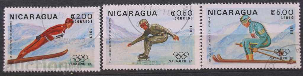 Auction  Nicaragua - Olympics Sarajevo 84