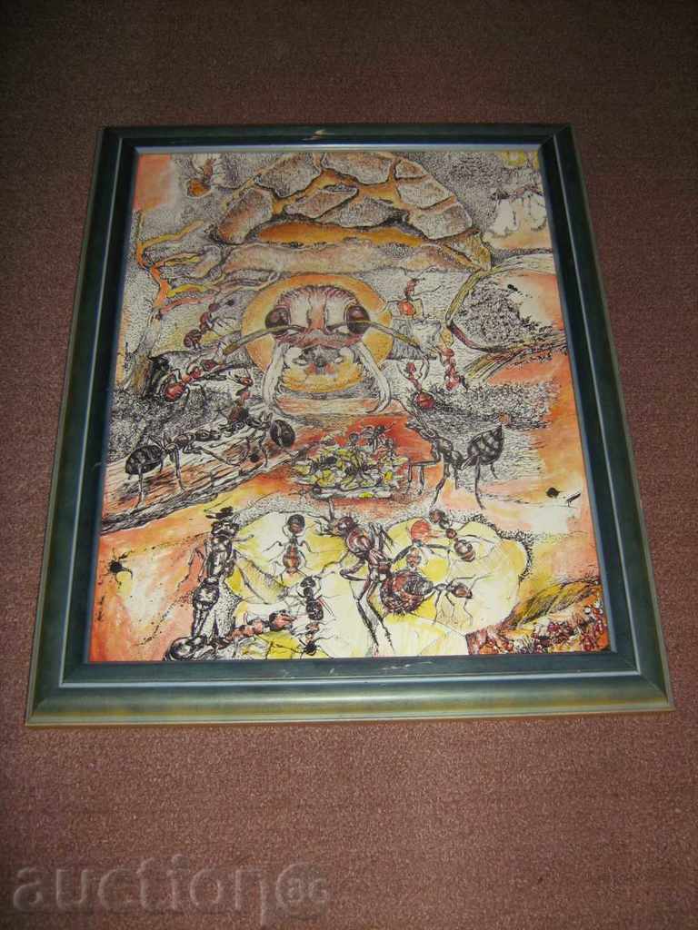 Picture "Ants" with price 107.00 BGN | € 54.71