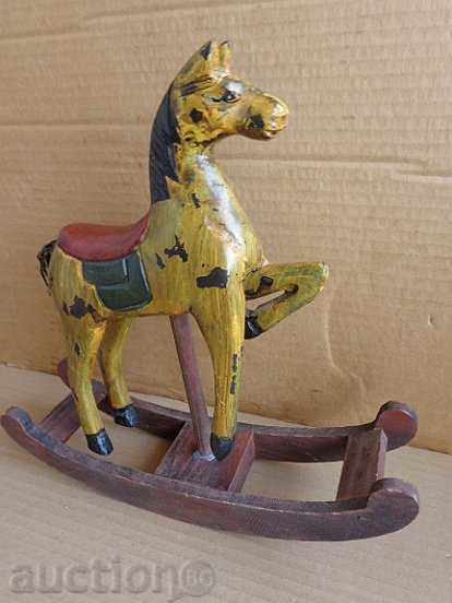 Old wooden toy horse, the wooden horse with price 83.00 BGN | € 42.44 Old wooden toy horse, the wooden horse with price 83.00 BGN | € 42.44