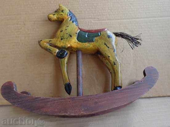 Delivery of Old wooden toy horse, the wooden horse Delivery of Old wooden toy horse, the wooden horse
