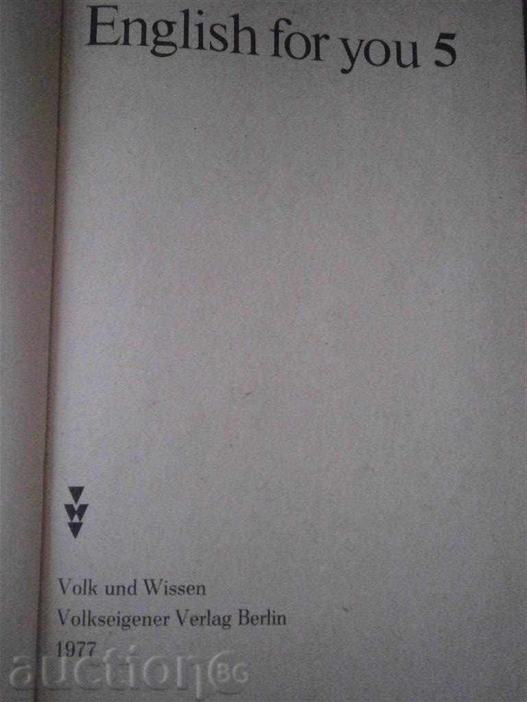 ENGLISH FOR YOU - 5 - 1977 - ENGLISH LANGUAGE with price 5.00 BGN | € 2.56