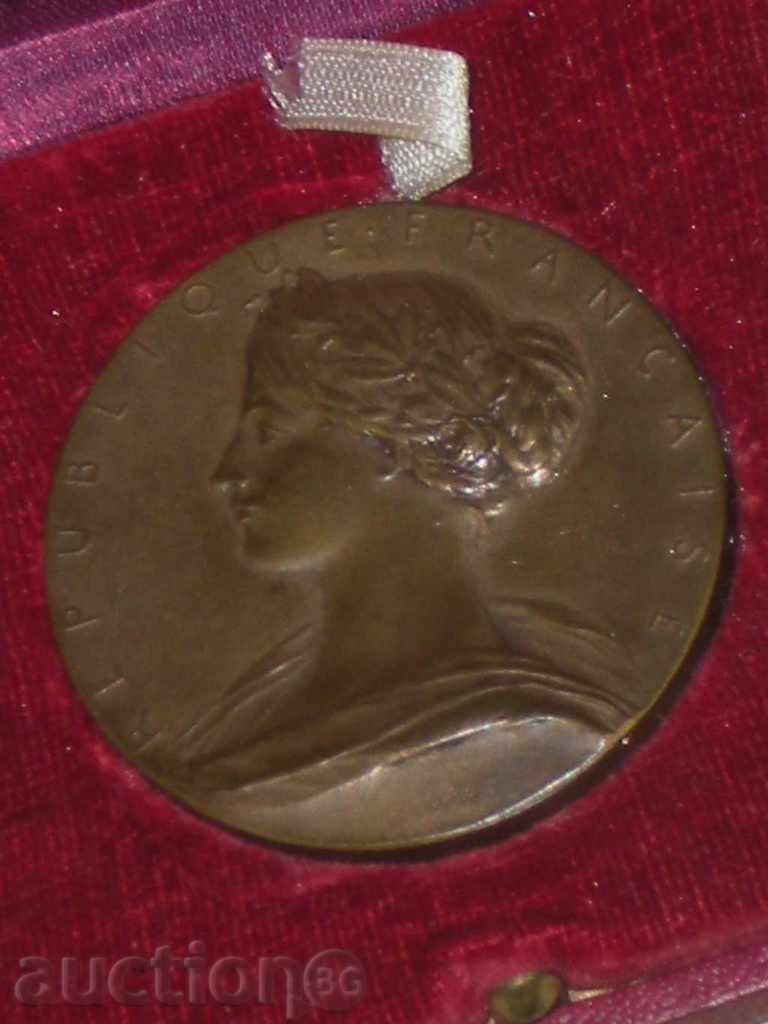 Auction I sell a French plaque of Oscar Roty. Auction I sell a French plaque of Oscar Roty.